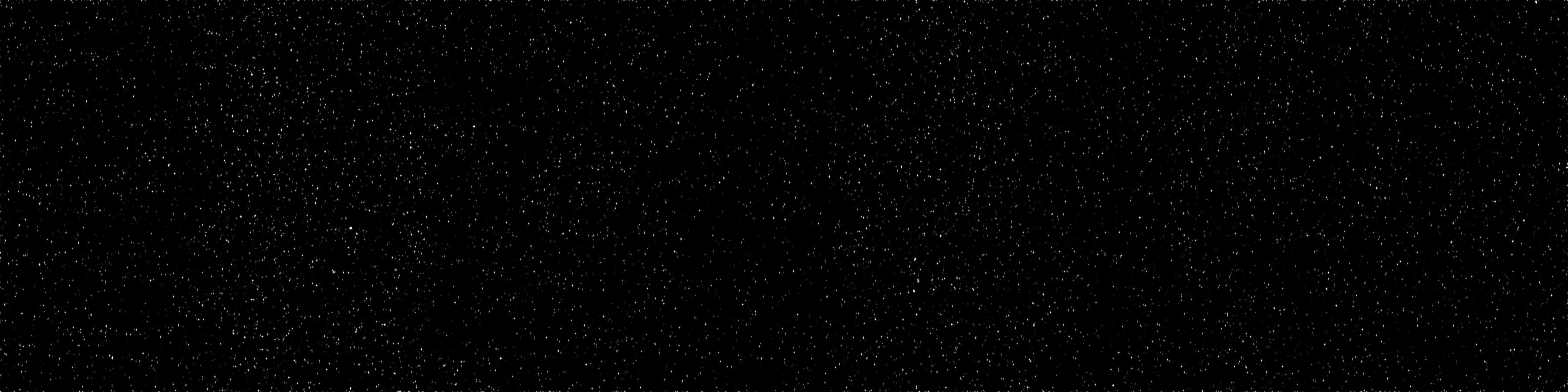 A starry black night sky banner